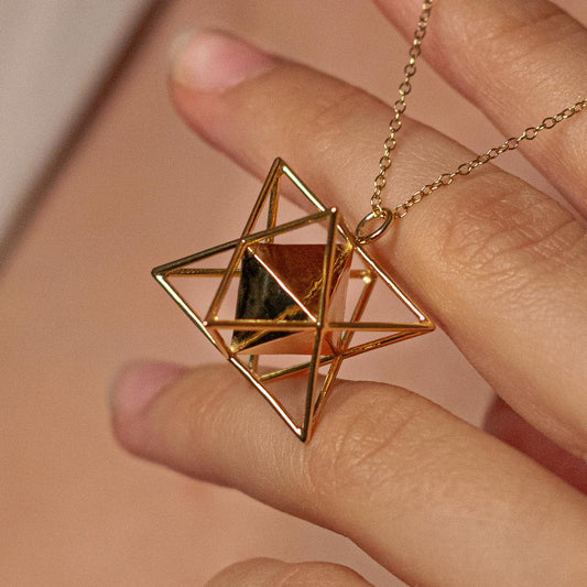 Merkaba Octahedron Necklace