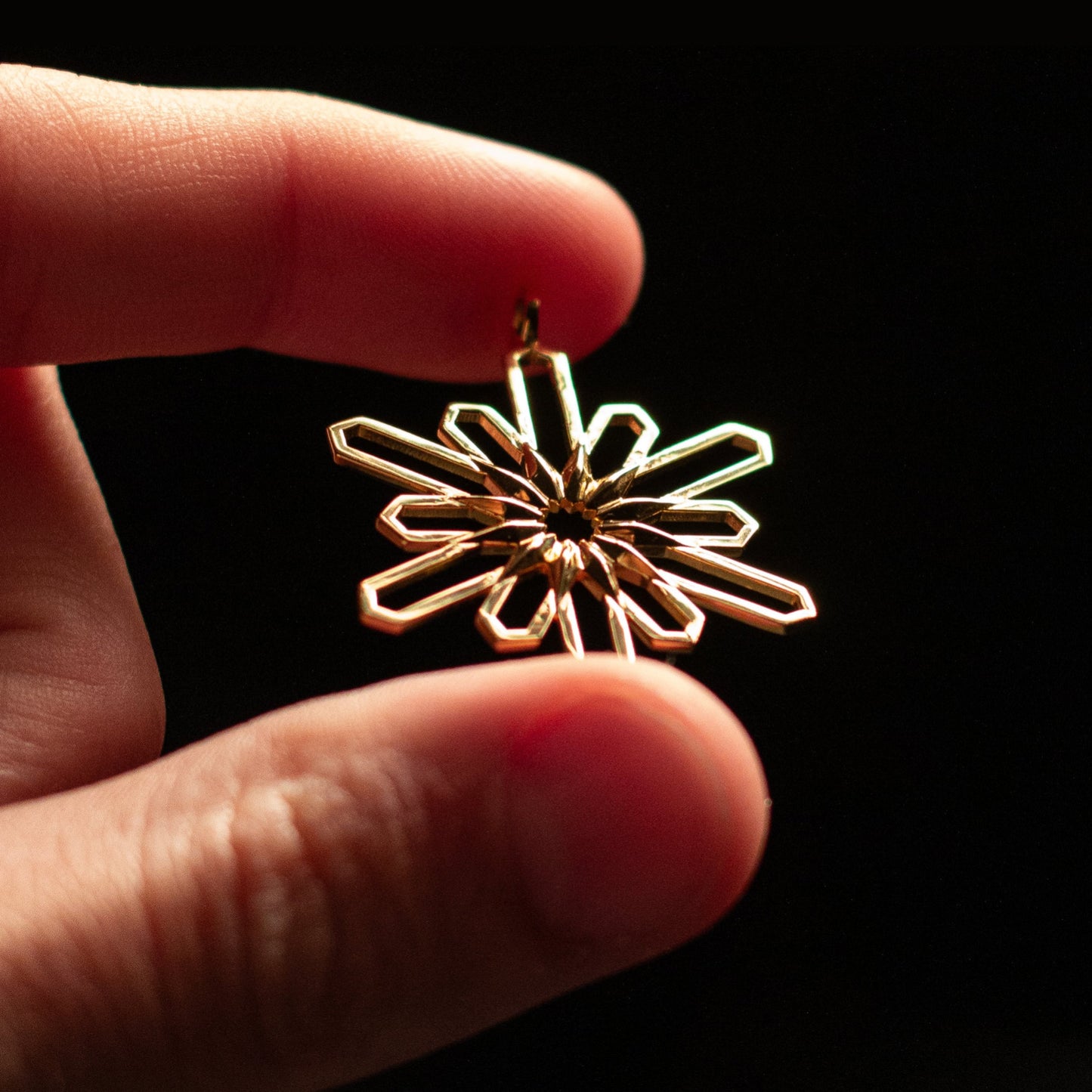 Sun Star Dodecagram Necklace