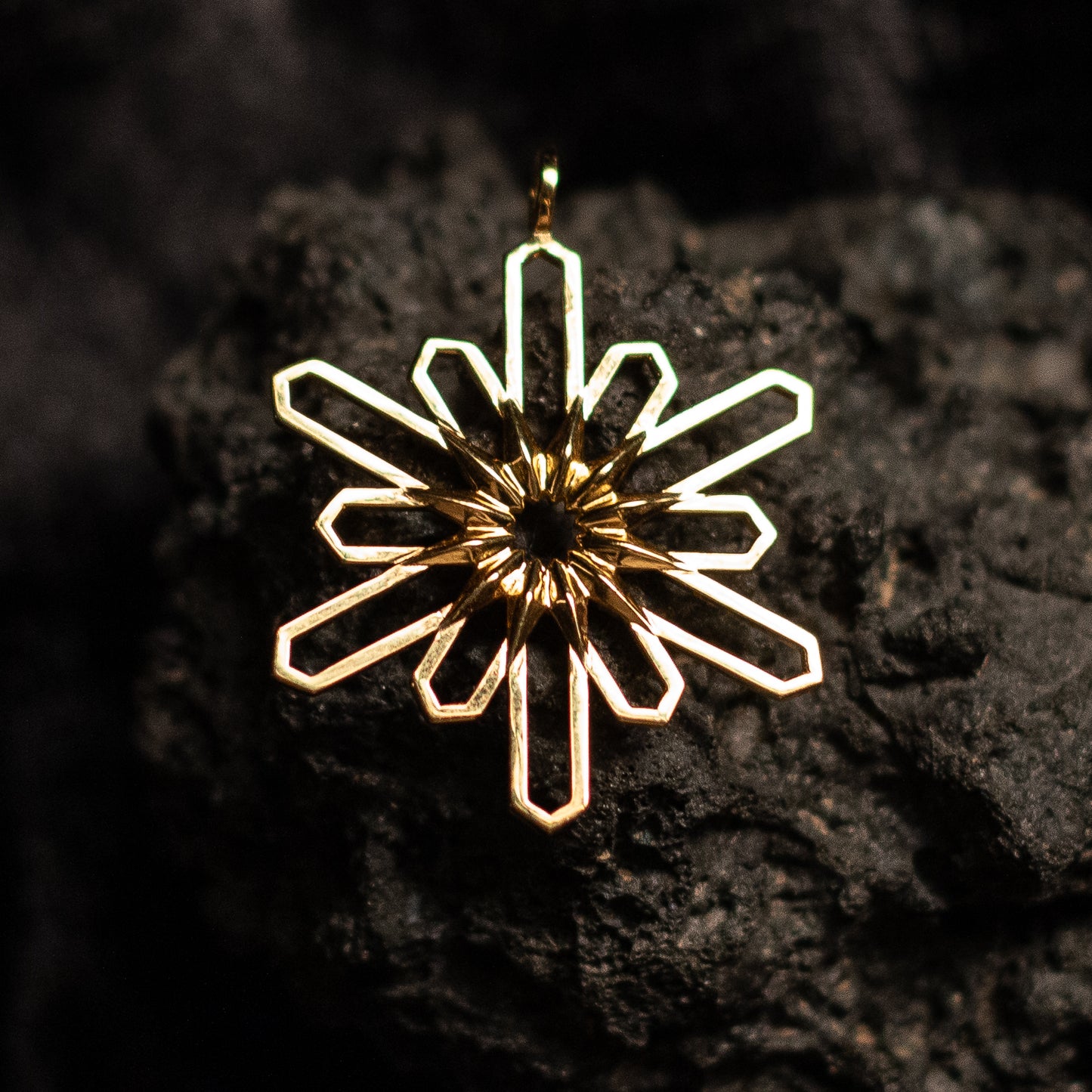 Sun Star Dodecagram Necklace