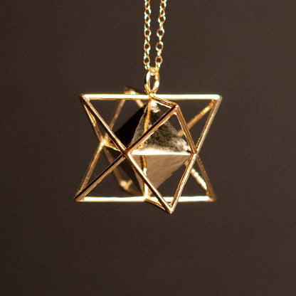 Merkaba Octahedron Necklace