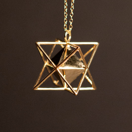 Merkaba Octahedron Necklace