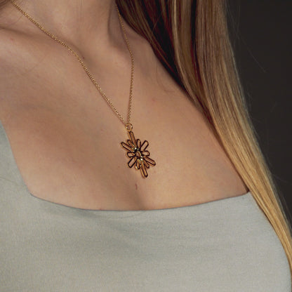 Sun Star Dodecagram Necklace